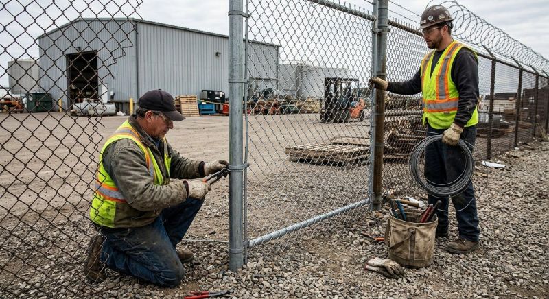 Chain Link Fence Installation